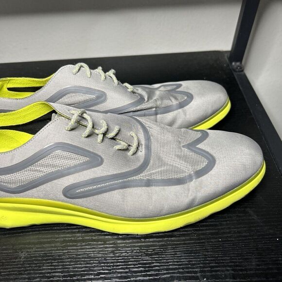 Cole Haan 3.Zerogrand Fuse C28402 Gray Wingtip Oxford Sneakers Men's Size 13 - Picture 3 of 13